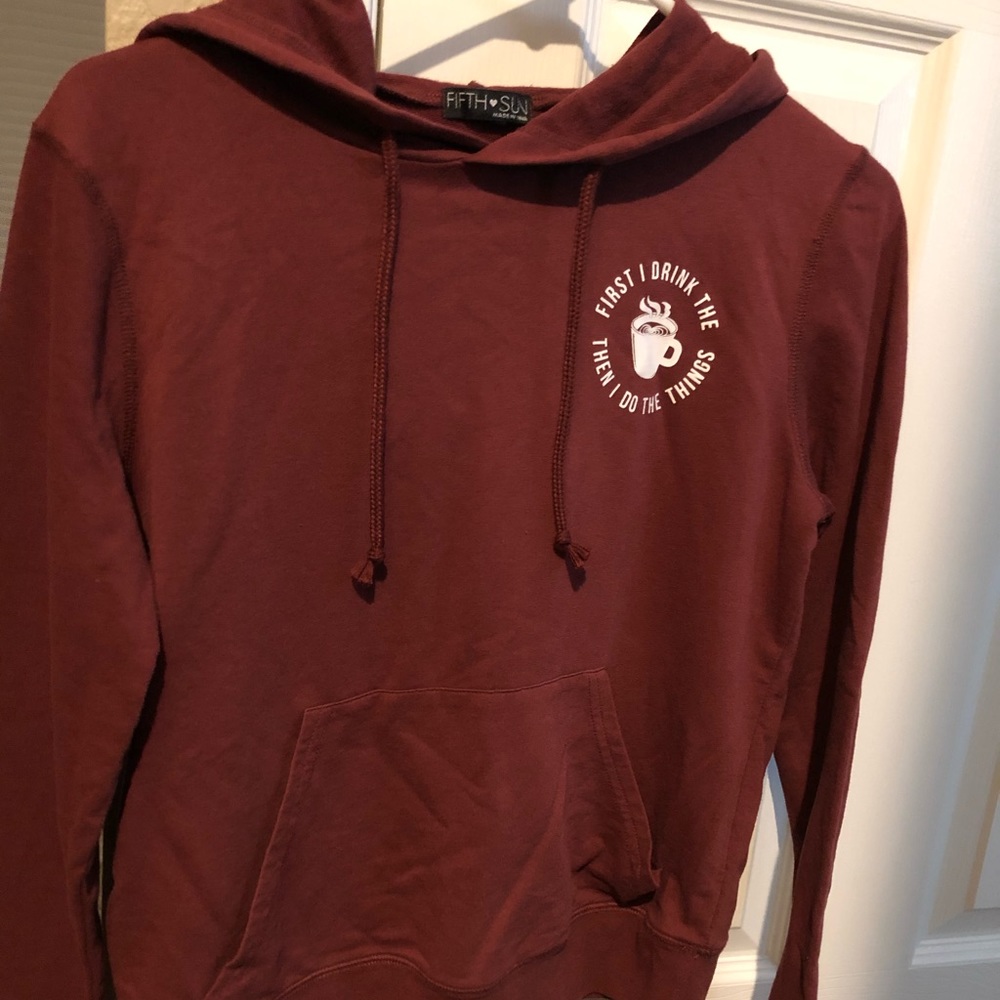 Maroon sweatshirt (Target) XS